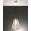 Suspension Fabas Luce Cora Chrome, 1 lumière