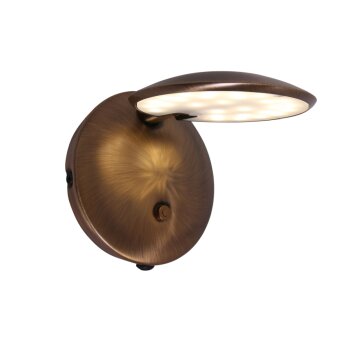 Applique murale Steinhauer Zenith LED Bronze, 1 lumière