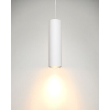 Lampe suspendue Lucide GIPSY Blanc, 1 lumière