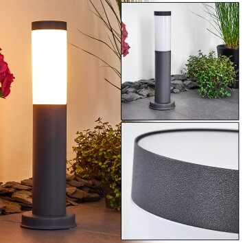 Borne lumineuse Gaborone Anthracite, 1 lumière