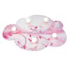 Applique murale Elobra WOLKE BLUME-PHANTASIE Rose, Blanc, 5 lumières