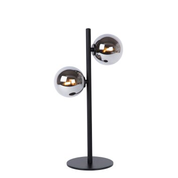 Lampe de table Lucide TYCHO Noir, 2 lumières