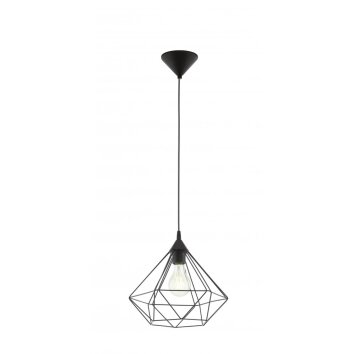 Lampe suspendue Eglo TARBES Noir, 1 lumière