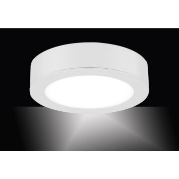 Plafonnier Leuchten-Direkt OSKAR LED Blanc, 1 lumière