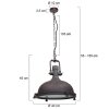 Suspension Steinhauer Mexlite Brun, 1 lumière