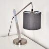 Lampe à poser Huemoz Nickel mat, 1 lumière