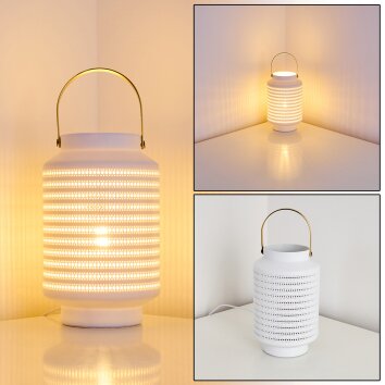 Lampe à poser Nakajima Blanc, 1 lumière