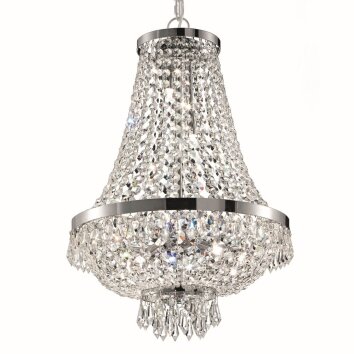 Suspension Ideal Lux CAESAR Chrome, 9 lumières