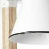 Lampe de table Brilliant Plow Bois clair, Blanc, 1 lumière