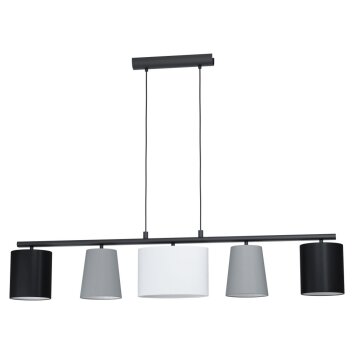 Suspension EGLO ALMEIDA Noir, 5 lumières