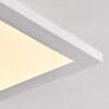 Plafonnier Salmi LED Aluminium, Blanc, 1 lumière