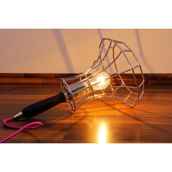 Lampadaire Zavaluce Lady Cage Chrome, 1 lumière