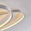 Plafonnier Skanes LED Nickel mat, 1 lumière