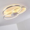 Plafonnier Skanes LED Nickel mat, 1 lumière