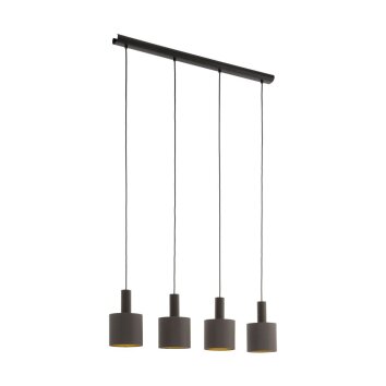 Suspension Eglo CONCESSA Brun, 4 lumières