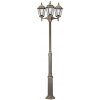 Lampadaire Albert 99 Brun, Laiton, 3 lumières