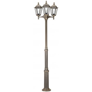 Lampadaire Albert 99 Brun, Laiton, 3 lumières