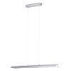 Lampe suspension Eglo CARLAZZO LED Chrome, 1 lumière