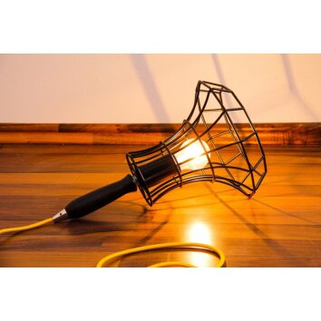 Lampadaire Zavaluce Lady Cage Noir, 1 lumière