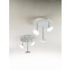 Plafonnier Fabas Luce Hale LED Chrome, Blanc, 3 lumières