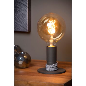 Lampe de table Lucide MARIT Noir, 1 lumière