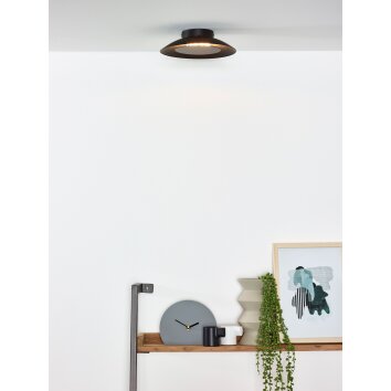 Plafonnier Lucide FOSKAL LED Noir