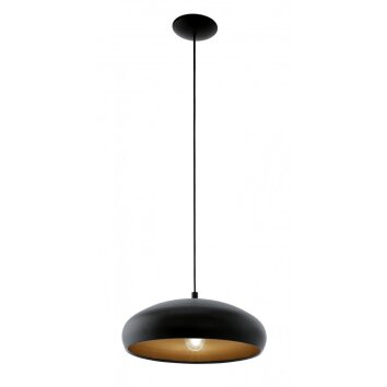 Lampe suspendue Eglo MOGANO 1 Cuivre, Noir, 1 lumière