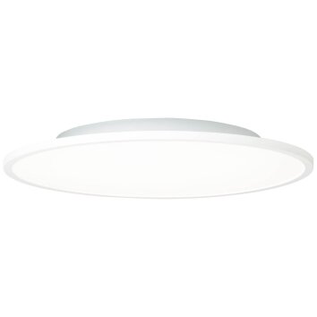 Plafonnier Brilliant Buffi LED Blanc, 1 lumière