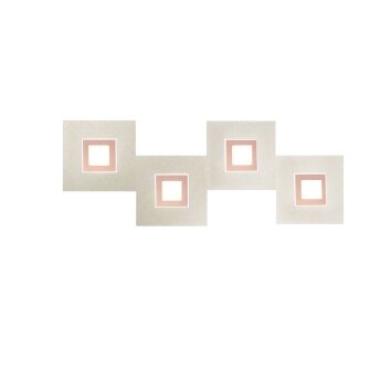 Applique murale Grossmann Karree LED Cuivre, 4 lumières