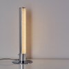 Lampe à poser Flaut LED Chrome, 1 lumière, Télécommandes, Changeur de couleurs