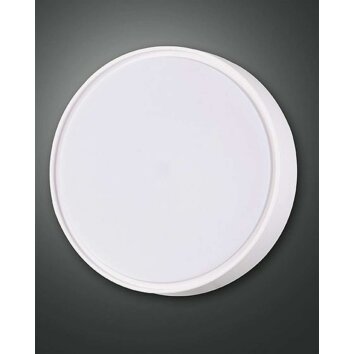 Plafonnier d'extérieur Fabas Luce HATTON Blanc, 2 lumières