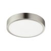 Plafonnier Globo KRULL LED Nickel mat, 1 lumière