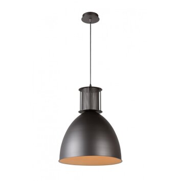 Suspension Lucide SMOKY Gris, 1 lumière