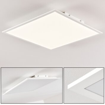 Plafonnier Antria LED Blanc, 1 lumière