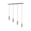 Suspension Trio Leuchten MARLEY Nickel mat, 4 lumières