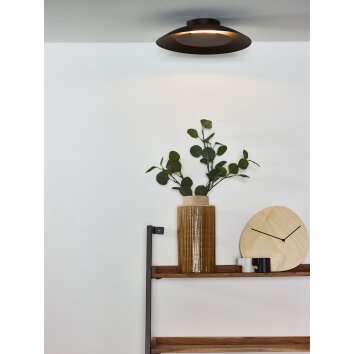 Plafonnier Lucide FOSKAL LED Noir, 1 lumière