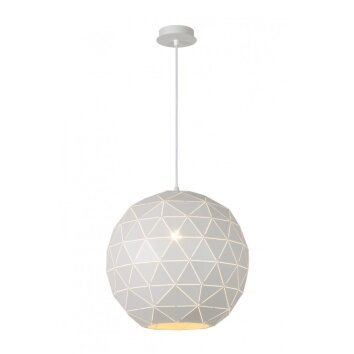 Suspension Lucide OTONA Blanc, 1 lumière