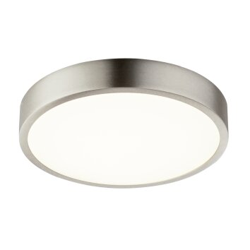 Plafonnier Globo KRULL LED Nickel mat, 1 lumière