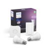 LED Ambiance White & Color E27 Starter-Set de 2 Philips Hue