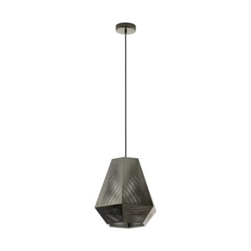 Suspension EGLO CHIAVICA Nickel mat, Noir, 1 lumière