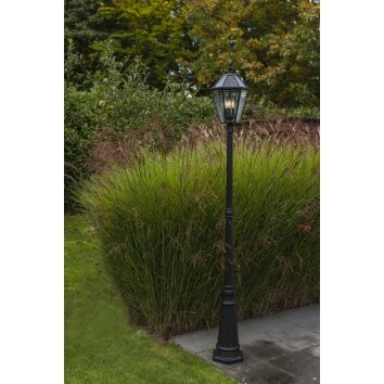 Borne d'extérieur Lutec London LED Noir, 3 lumières