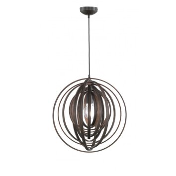 Suspension Trio BOOLAN Brun, 1 lumière