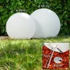 Set de boules lumineuses Arslev Blanc, 2 lumières