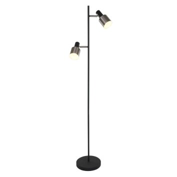 Lampadaire Steinhauer Fjorgard Noir, 2 lumières