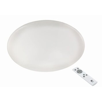 Plafonnier Eglo GIRON LED Blanc, 1 lumière, Télécommandes