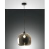 Suspension Fabas Luce Maia Noir, 1 lumière