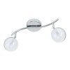 Spot de plafond EGLO SALTO LED Chrome, 2 lumières