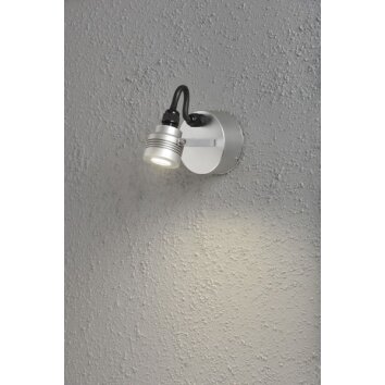 Applique murale Konstsmide Monza LED Aluminium, 1 lumière