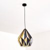 Suspension Marang Noir doré, 1 lumière