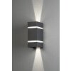 Applique murale d'extérieur Konstsmide CREMONA LED Anthracite, 2 lumières